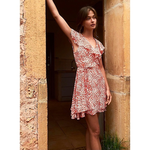 Free People French Quarter Wrap Mini Dress - Picture 1 of 5